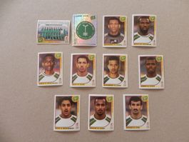 Panini Fussball WM Korea/Jap. 2002 Saudiarabien 11 Stk.