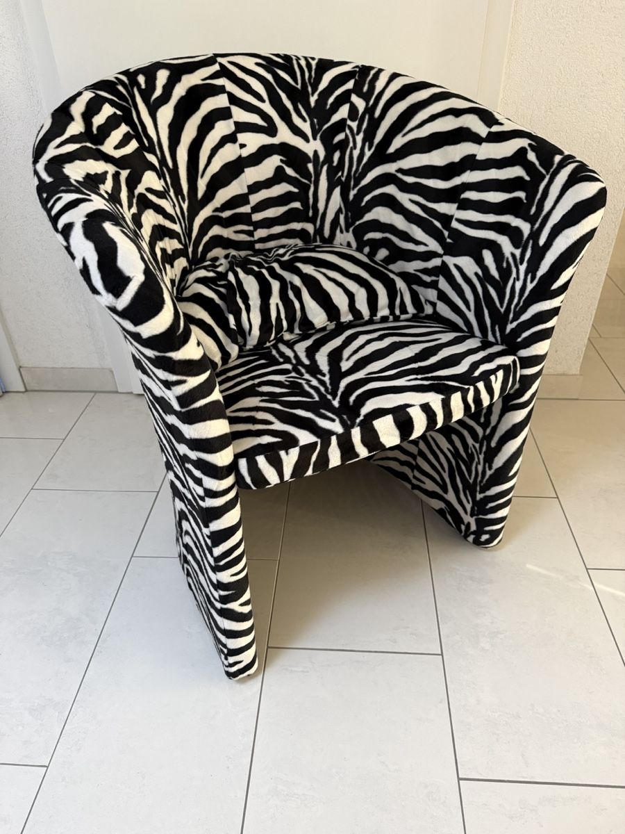 Sessel: Designer Zebra-Sessel  – Neu (gemäss Beschreibung) aus Münsingen von energystar15
