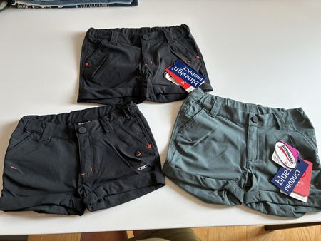 KTEC 3 x Kurze Hose outdoor in Größe 98 / 104 / 110