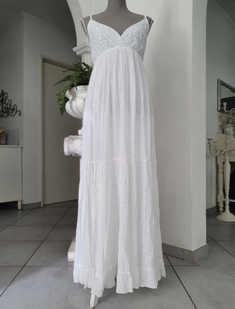 Sommerkleid Gr. S m.Pailletteni Boho  v. ZEBRA *neuwertig*