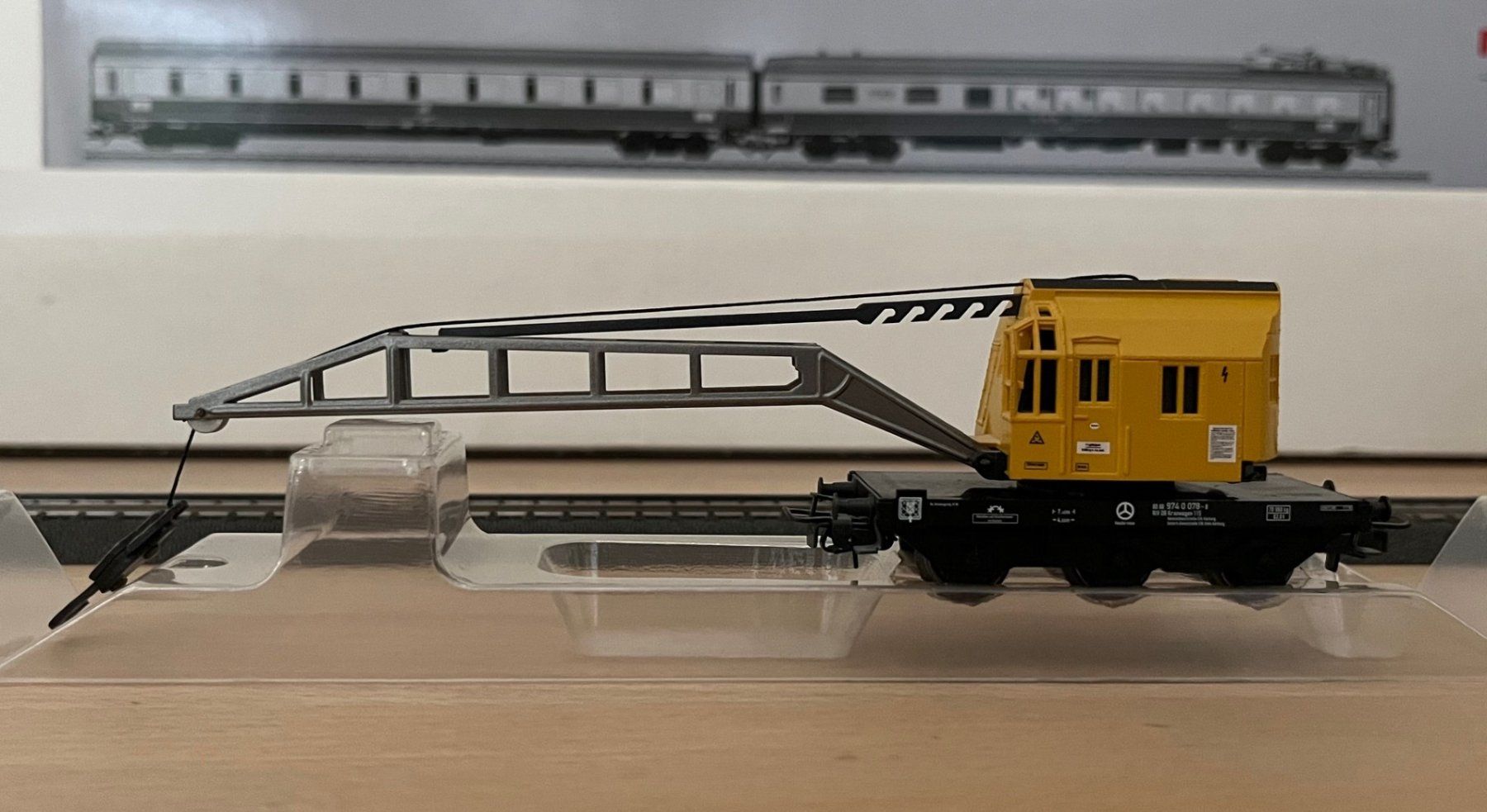 Märklin Modellini di ferrovie: Märklin Hobby - Kranwagen – Usato da Winterthur venduto da dond1 1