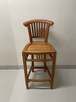 Balimöbel Teakholz Barhocker handgearbeitet