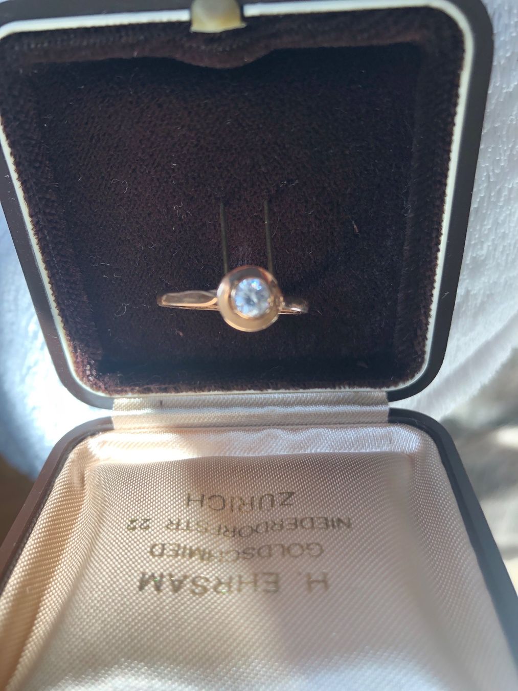 Anelli: Goldring mit Stein – Usato da Jona venduto da Balticwomen