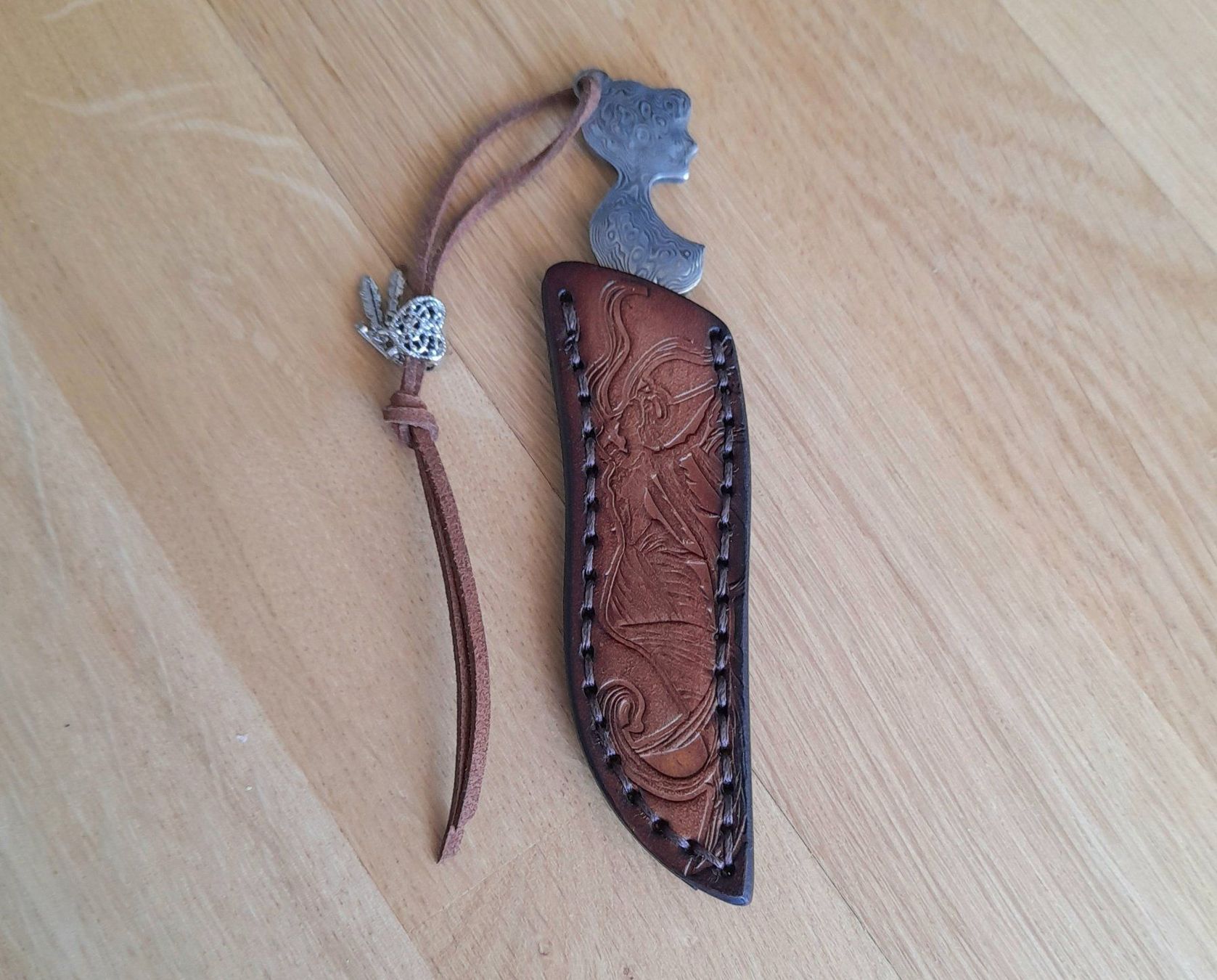 Accessori: Messer Damast, Frauenkörper Klinge – Nuovo e nell'imballaggio originale da Dorf venduto da Messer-Schweiz 2