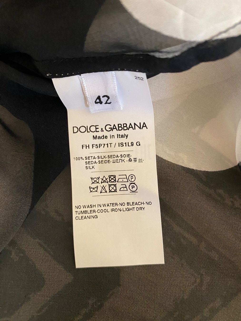 Dolce & Gabbana Blusen: Dolce & Gabbana Seiden Bluse NEU – Neu und originalverpackt aus Wetzikon ZH von Deba26 3