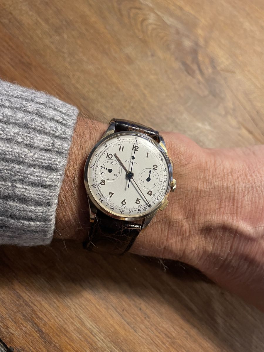 Zenith Orologi: Zenith Stellina Chronograph. 37cm – Usato da Laupen BE venduto da Perigoso 2