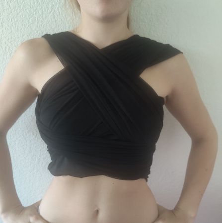 "MICAS" Infinity Wrap Top Gr.S-M