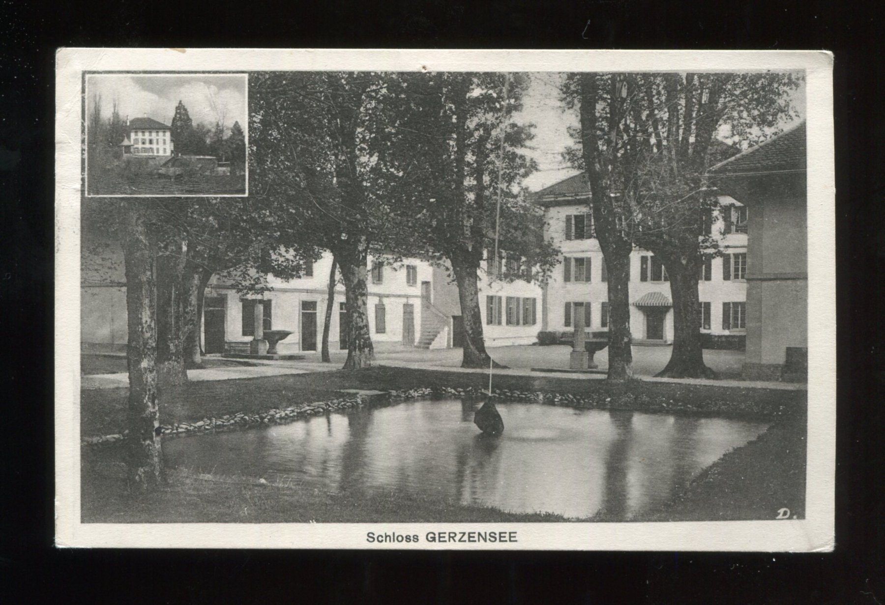 Ansichtskarten: Gerzensee, Schloss – Gebraucht aus Aarau von Elmaar41