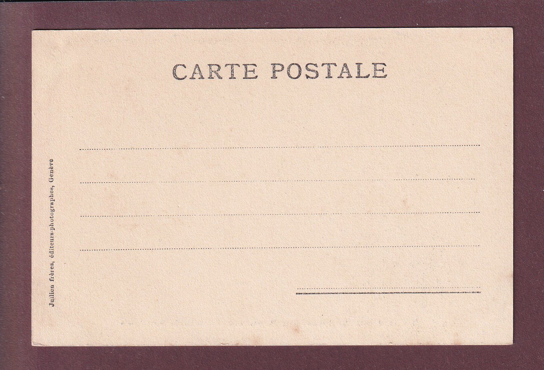 Cartoline postali: LA GUEULAZ près Finhaut – Usato da Pully venduto da nicecards 1