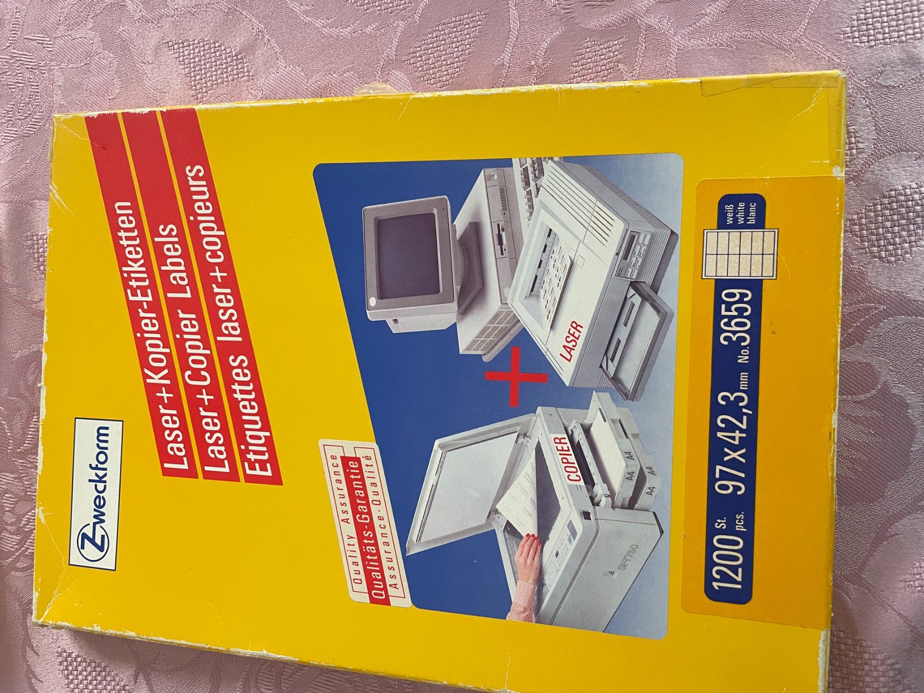 Avery Zweckform Sticker: ZWECKFORM ETIKETTEN – Usato da Zuerich venduto da Herzkaefer46 1