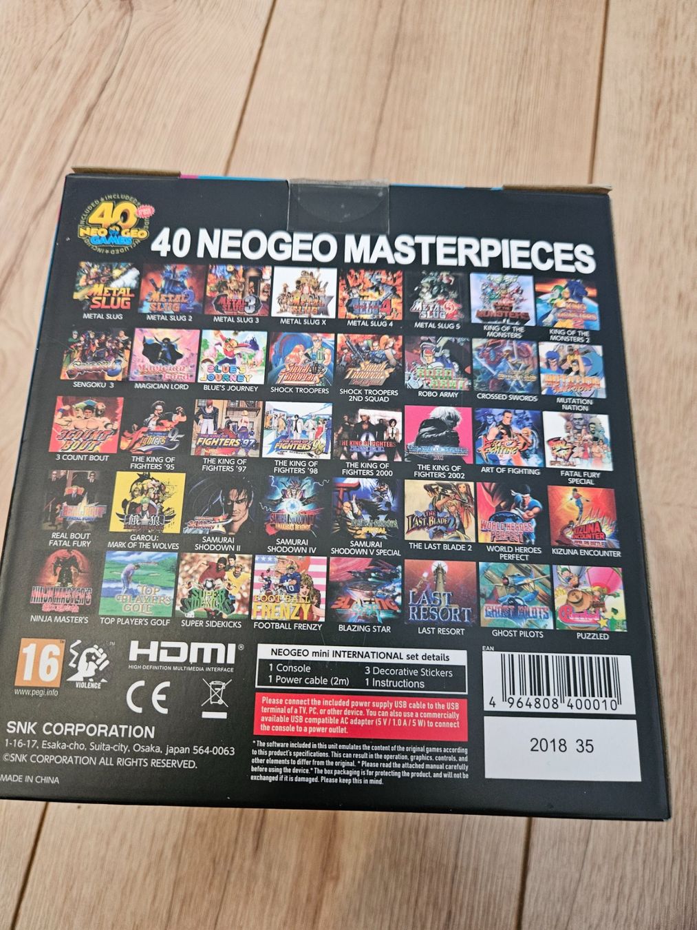 Slot Machine: NEOGEO Mini Arcade – Nuovo e nell'imballaggio originale da Sargans venduto da Guinness07 1
