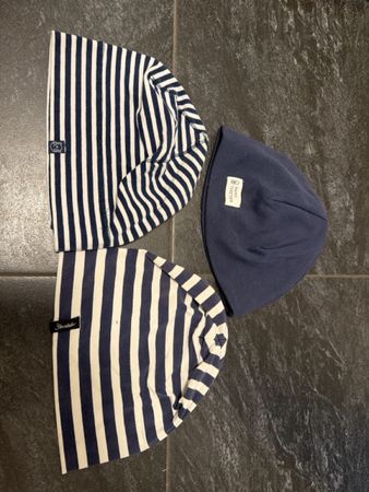 Sterntaler 3 er Set Mützen blau