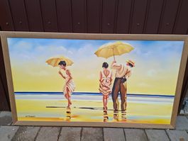Vettriano Gemälde "Singing Butler", gerahmt, Top Zustand