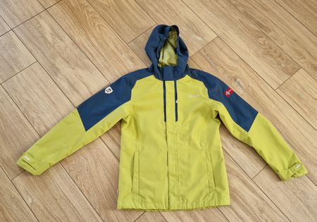 Trollkids Regenjacke/Wanderjacke grün-blau, Grösse 164 