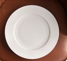 Mikasa Lucerne White Speiseteller Bone China 4 Stk. wie NEU