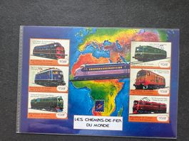 Guinea 2001  Luxusblock Eisenbahnen **  (A309)