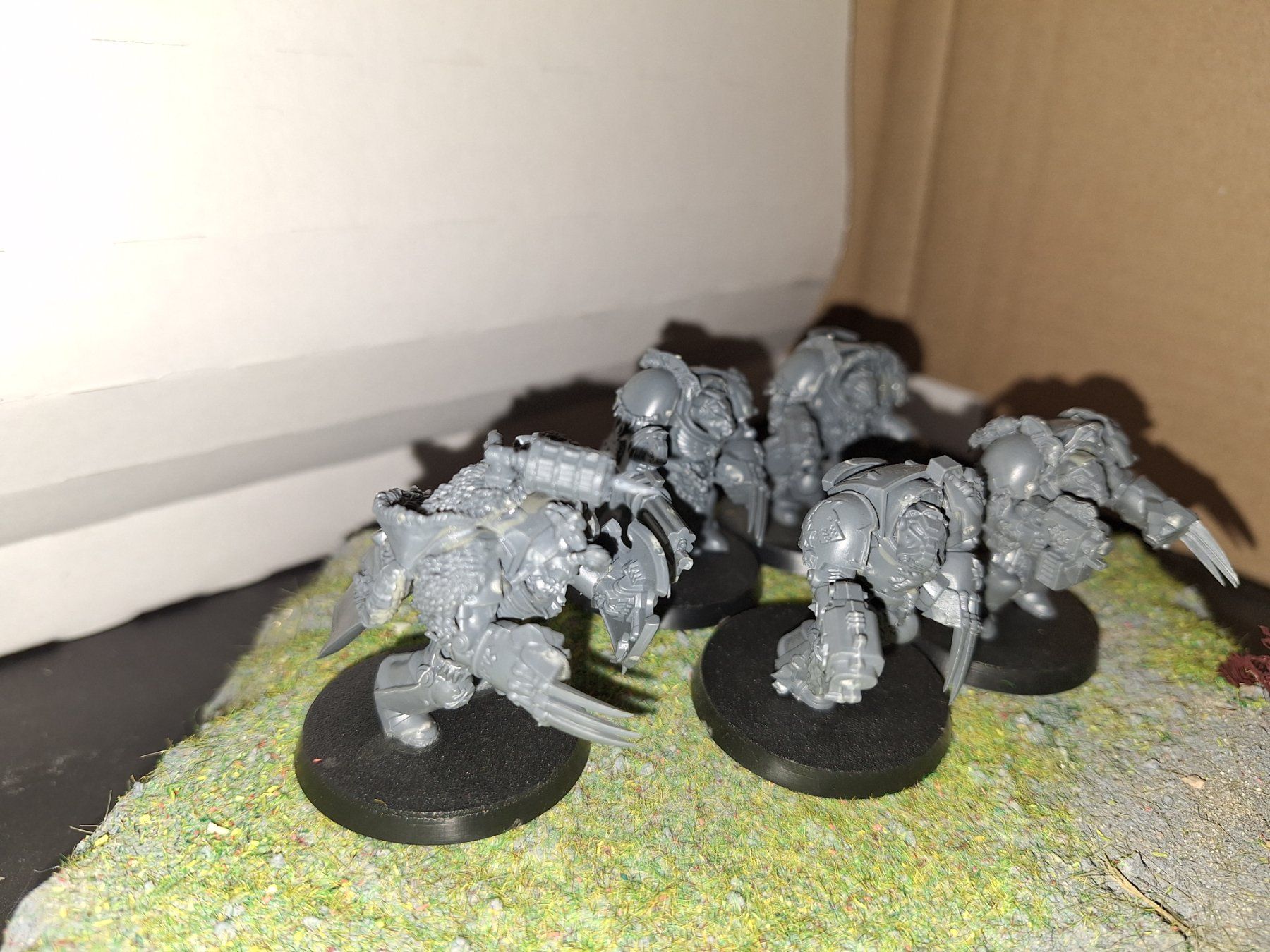 Statuette: Warhammer 40k - Space Wolves - 5x Terminators! – Usato da Recherswil venduto da Toby.sk55 3