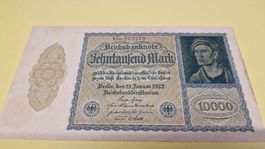 Historische 10'000 Mark Reichsbanknote, Berlin 1922, Rarität