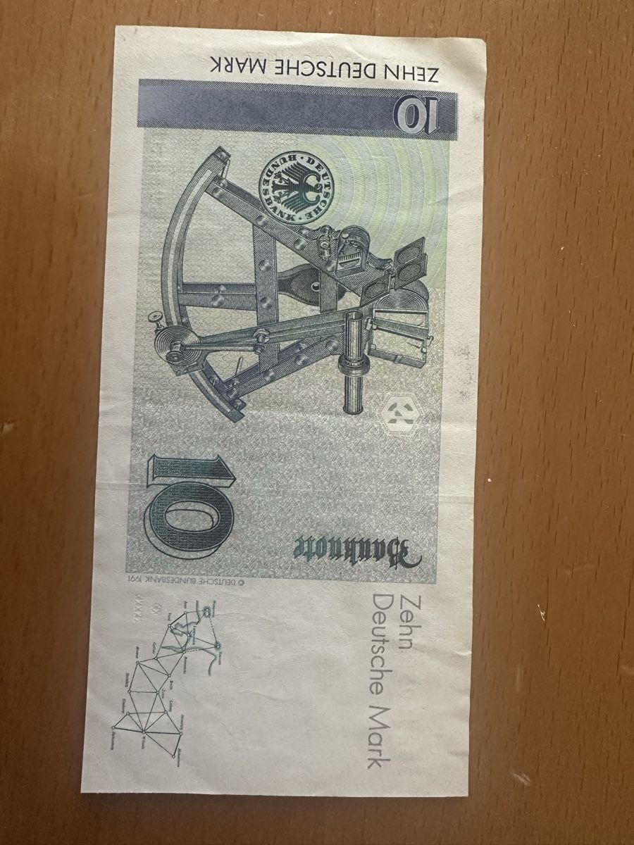 Billets de banque: 10 Deutsche Mark Gauß 1993 – D'occasion à Wettingen par Phibras 1