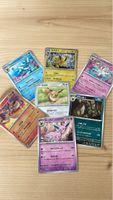 Pokemon Sammelkarten verschiedene Evoli und Entwicklungen