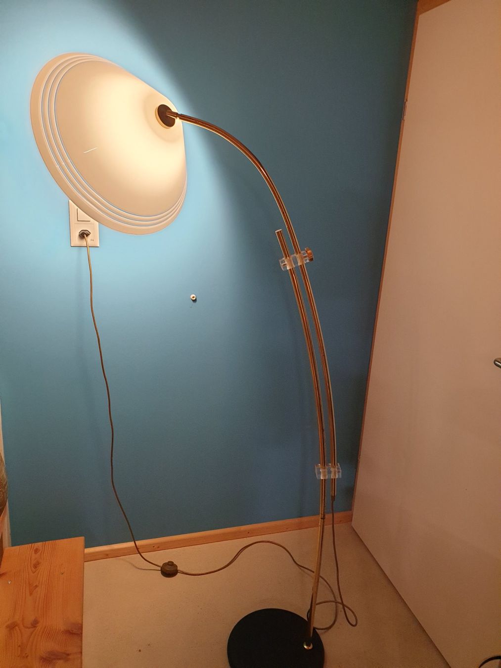 Lampade: Italy Bogenlampe 70iger – Usato da rebstein venduto da spacy73 8