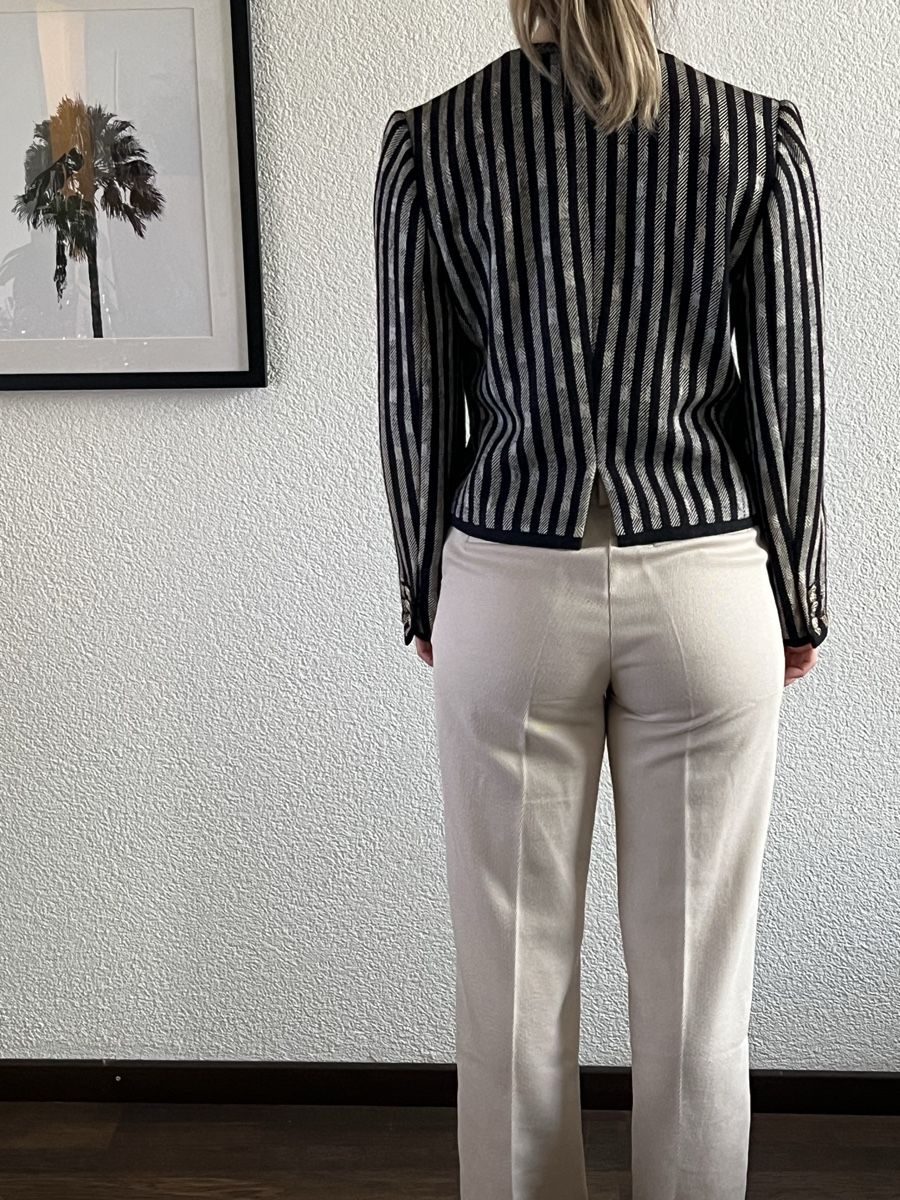 Jacken: Louis Féraud Blazer Jacke gestreift Gr 38 – Gebraucht aus Zürich von yvispirig 3