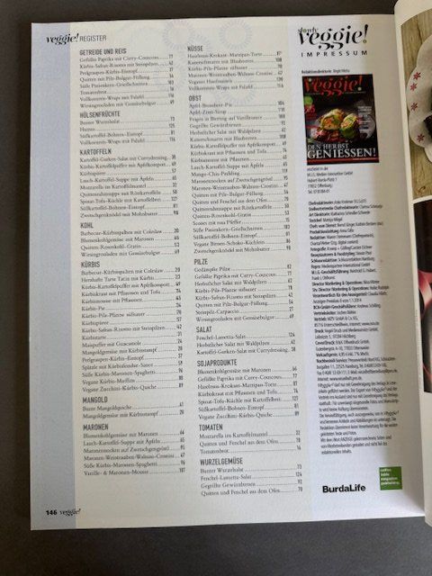 Libri: VEGETARISCH & VEGAN GENIESSEN - slowly veggie!!! – Usato da Honau venduto da sainj 1