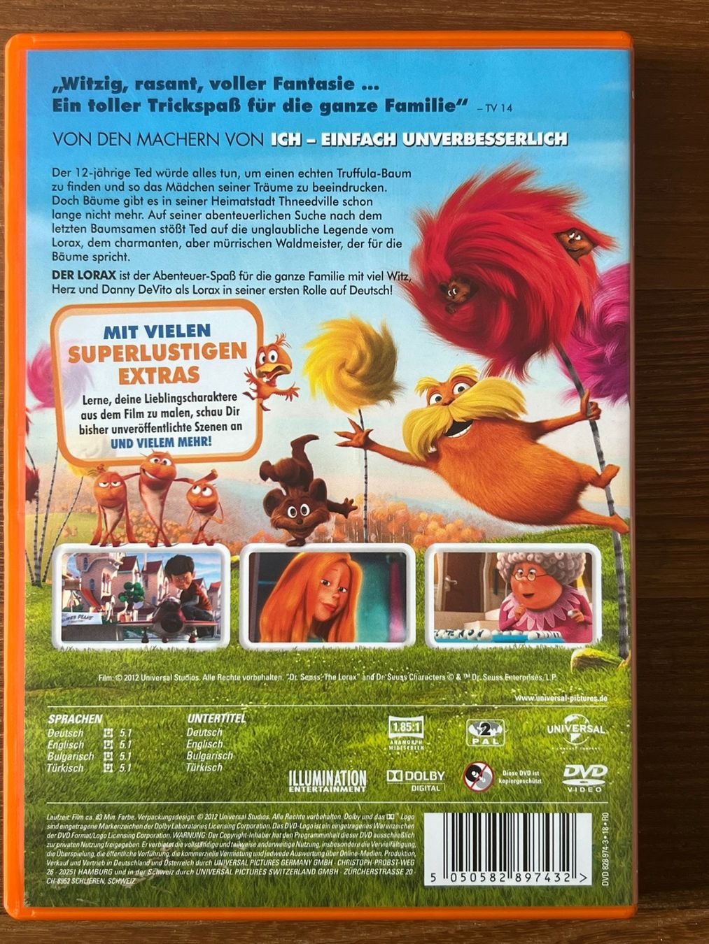 Tous les DVDs: DVD der Lorax – D'occasion à Erlinsbach par Michel2006 1