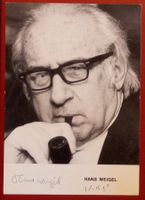 Hans Weigel 1908-1994 Autogramm signiert Foto 10x15cm