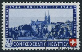 1944 - Pro Patria - Abart - gestempelt