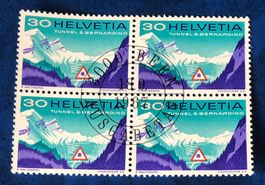 4 er Block Nr.451 mit Vollstempel Bern   