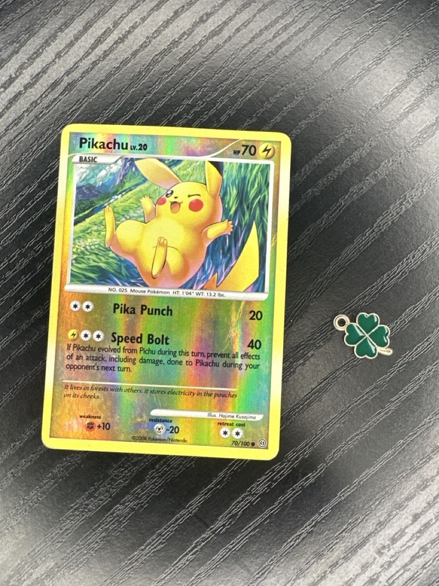Pokémon Cartes à collectionner: Pikachu lv.20 70/100 Reverse Holo 2008 Stormfront – D'occasion à Uster par Neonschwarz