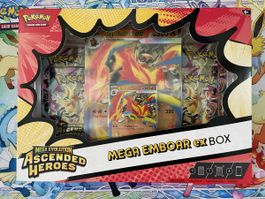 Pokemon Ascended Heroes Mega Emboar EX Box EN