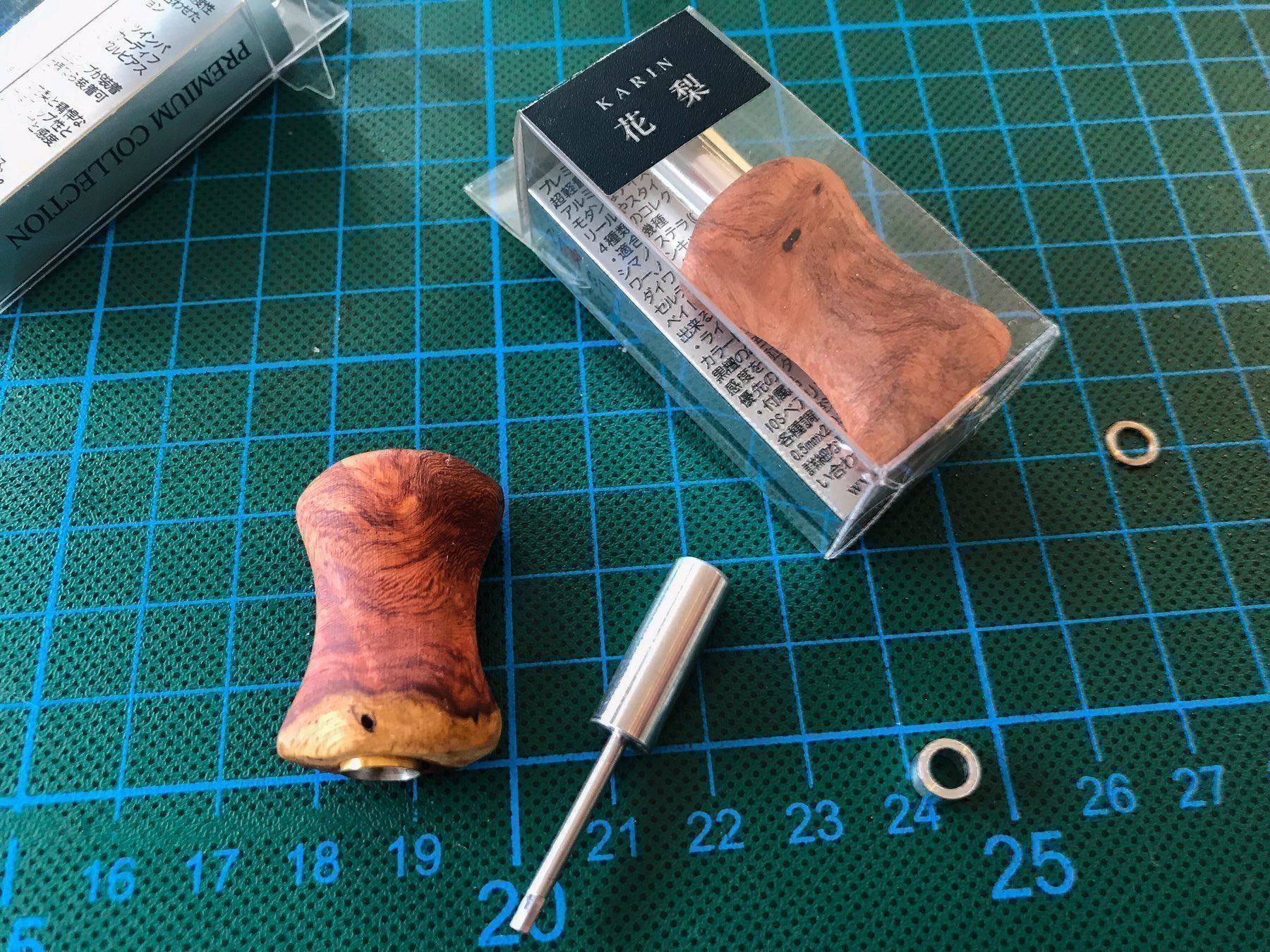 Canne da pesca: Knob/ Premium Wood Handle Knob – Nuovo (secondo la descrizione) da Heiden venduto da reentry01