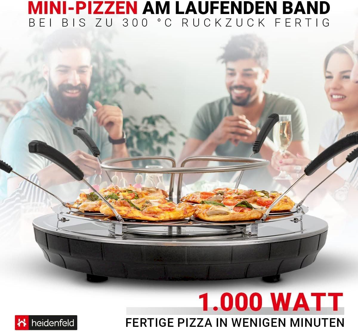 Elettrodomestici da cucina: Heidenfeld Mini-Pizzaofen – Nuovo e nell'imballaggio originale da Bottighofen venduto da zaap 5