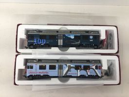 Spur H0m 2er Set Bemo 1269 122/111 ABe 4/4 Geprüft