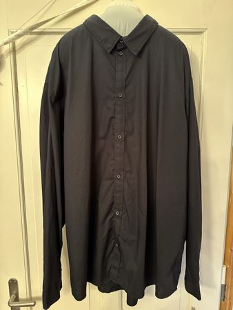 Herrenhemd schwarz 6xl