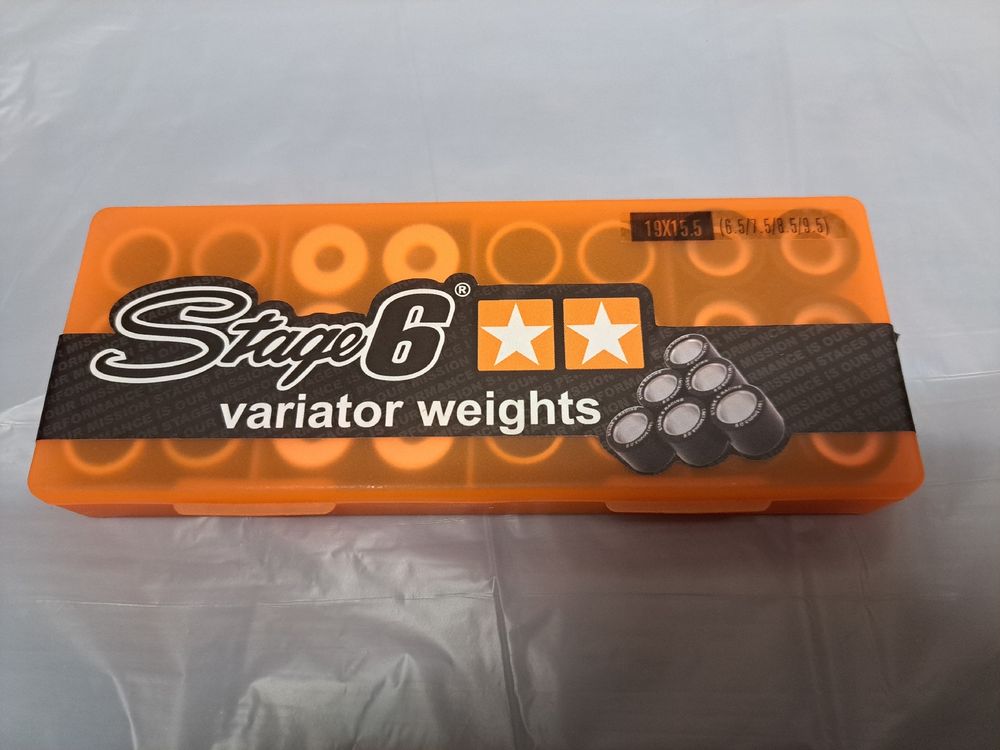 Variomatik Gewichte Satz – 6 Stück, 19x15,5 Mm, 3,7 G – Für Roller, Scooter, Motorroller