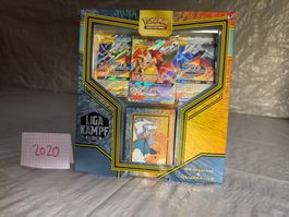 POKEMON-LIGA KAMPFDECK-RESHIRAM UND GLURAK GX-2020-DE