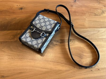 Gucci Horsebit 1955 Mini-Tasche dunkelblau