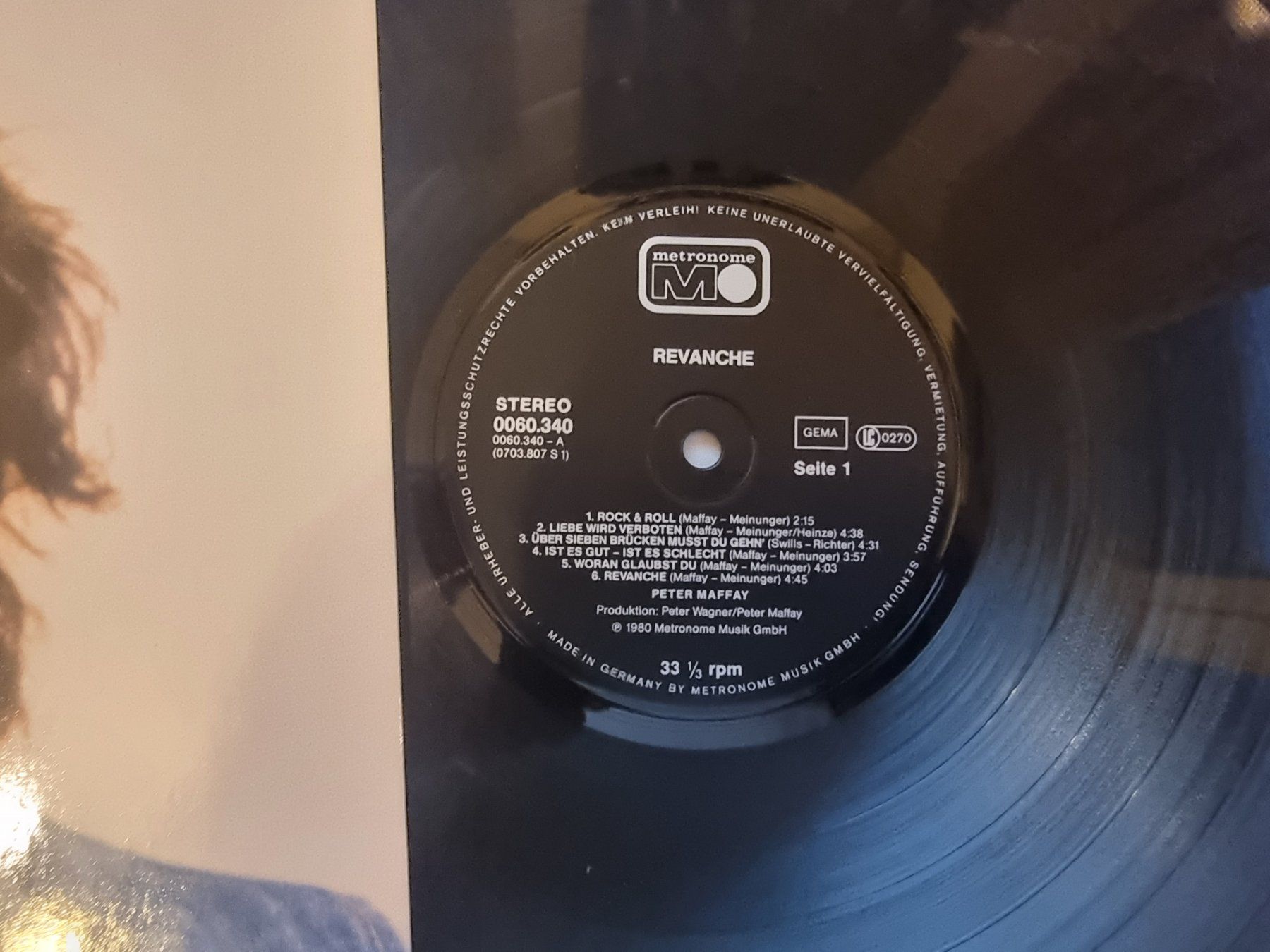 Vinyles: LP Peter Maffay – Revanche, Aktion ab 1.00 Fr. – D'occasion à Schaffhausen par Kellerrassel 1