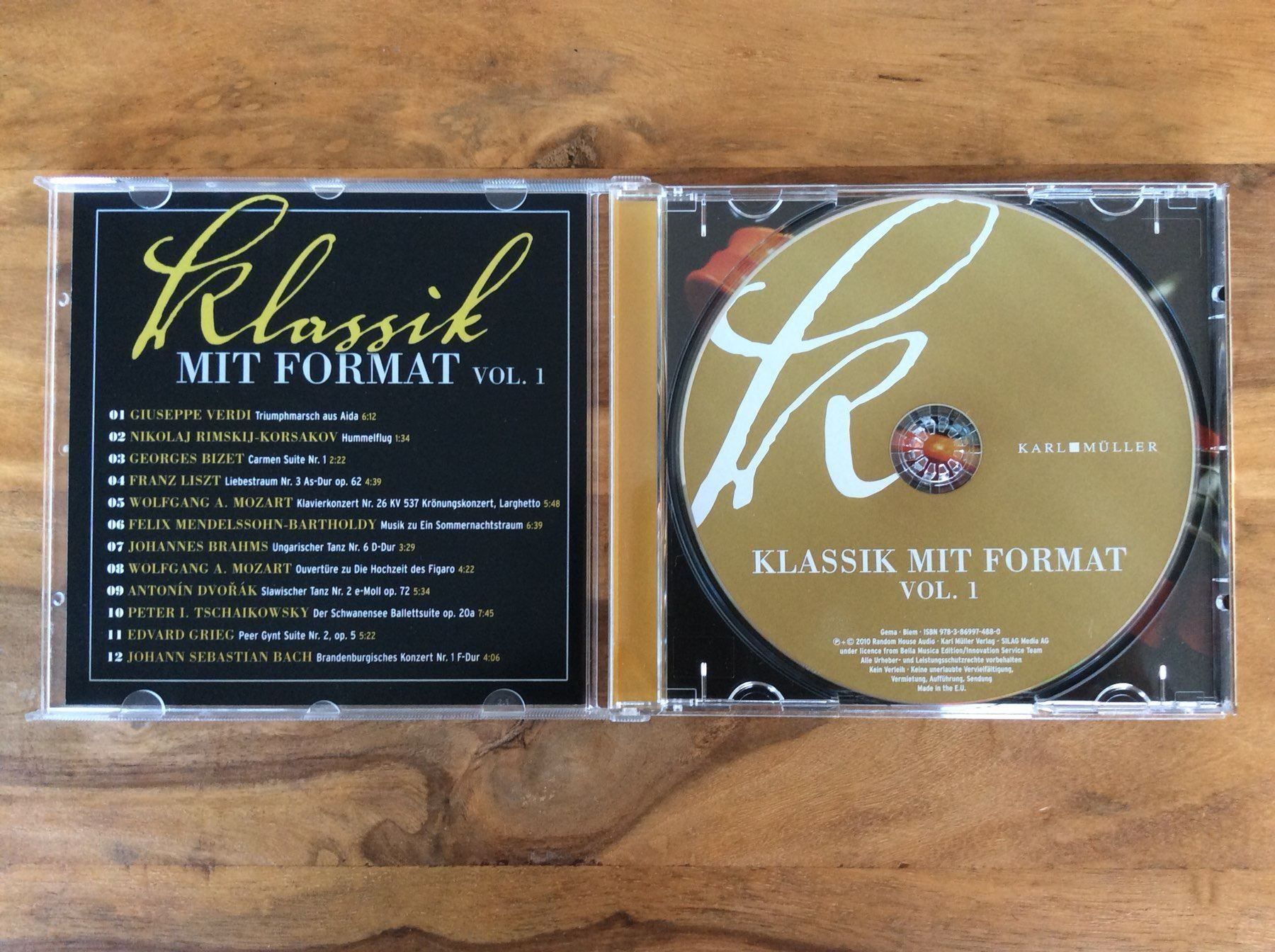 CD: CD Klassik mit Format Vol. 1 – Usato da Horgen venduto da flyingpenguin2000 1