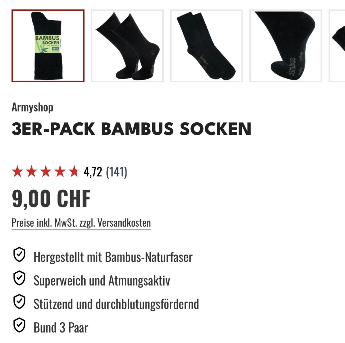 Calze: Bambus Socken 47-49 total 15 Paar – Nuovo (secondo la descrizione) da Lyss venduto da Shantishiva 2