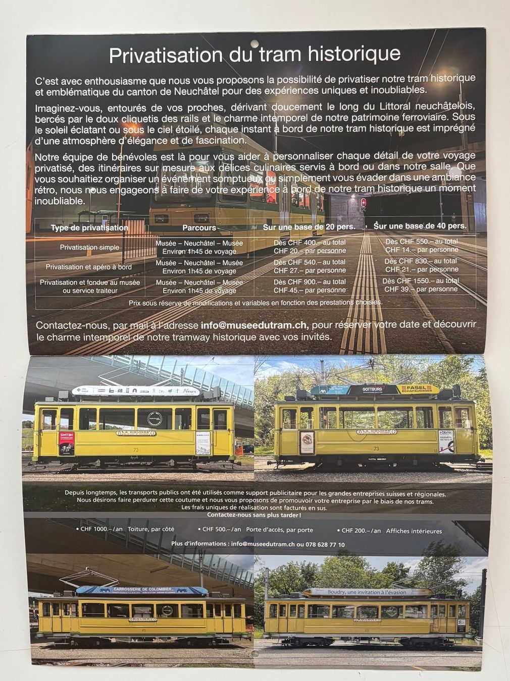 Calendari: Calendrier 2026 - Musée du tram Neuchâtel – Usato da Neuchâtel venduto da gefdeneuch 8