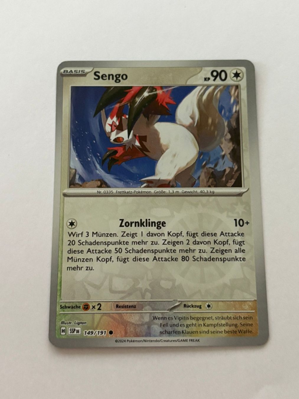 Pokémon Carte collezionabili: Pokemon-Karte Sengo 149/191 – Usato da Herisau venduto da Seyashop1