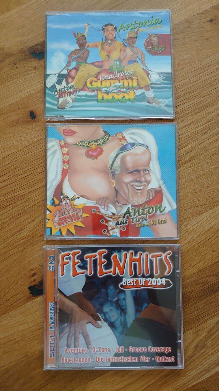CD: 3 CD's DJ Ötzi, Antonia, Fetenhits – Usato da Pfäffikon SZ venduto da Wild0