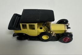 Matchbox Modellauto Oldtimer gelb schwarz 