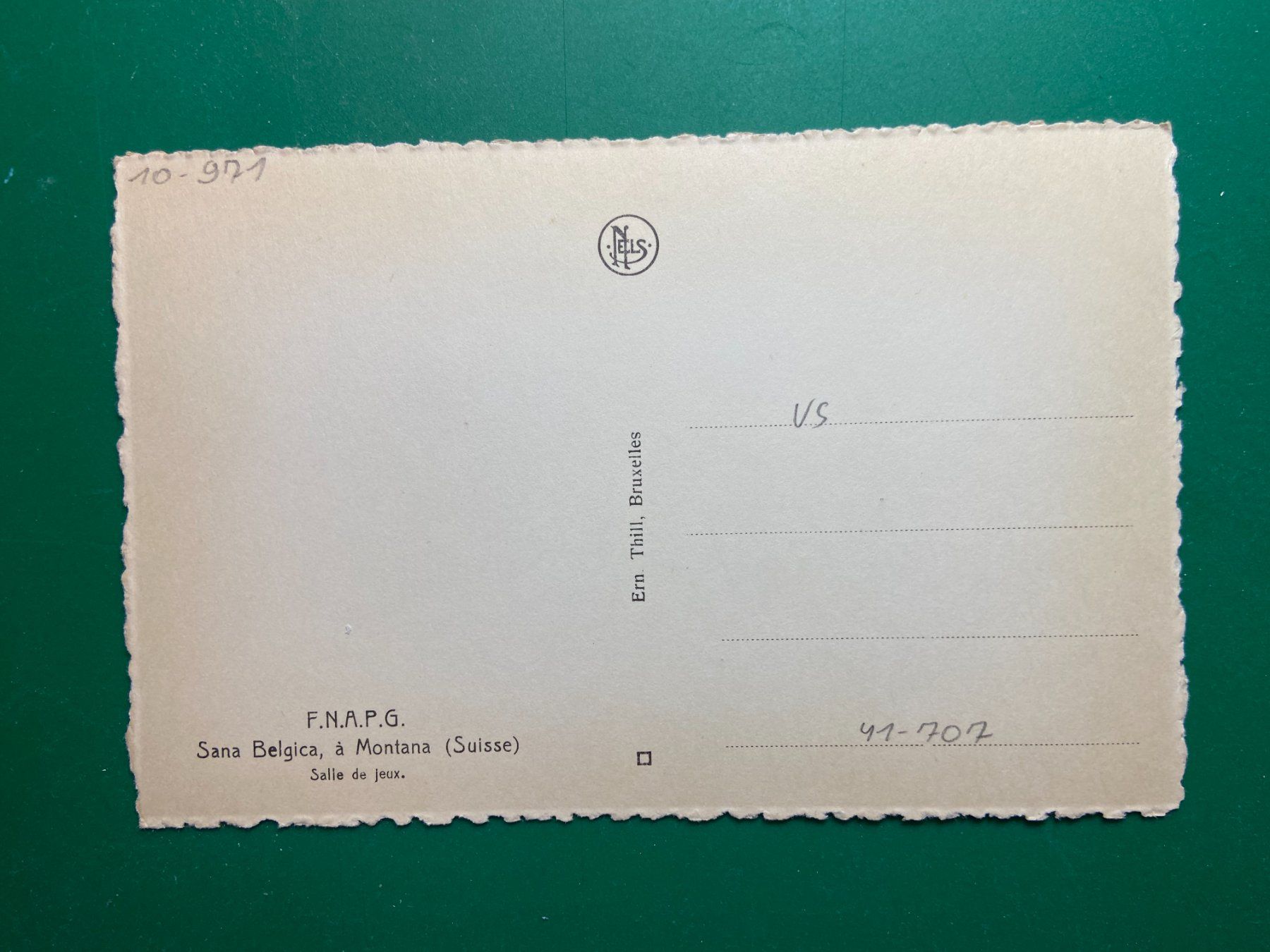 Cartoline postali: Sana Belgica à Montana – Usato da Steg VS venduto da danwer74 1