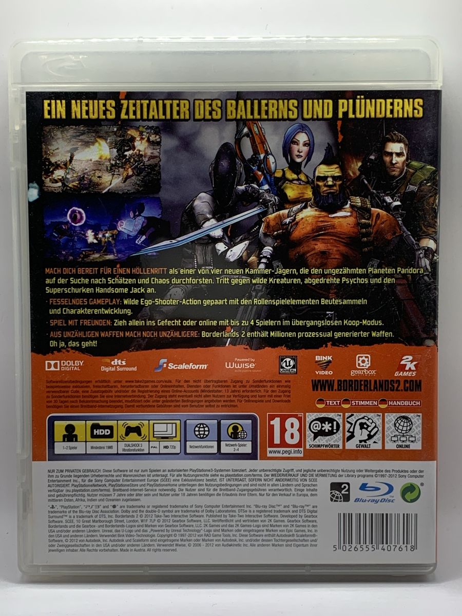 Sony Giochi: Borderlands 2 - PS3 - Uncut – Usato da Ostermundigen venduto da RG-Collector 1