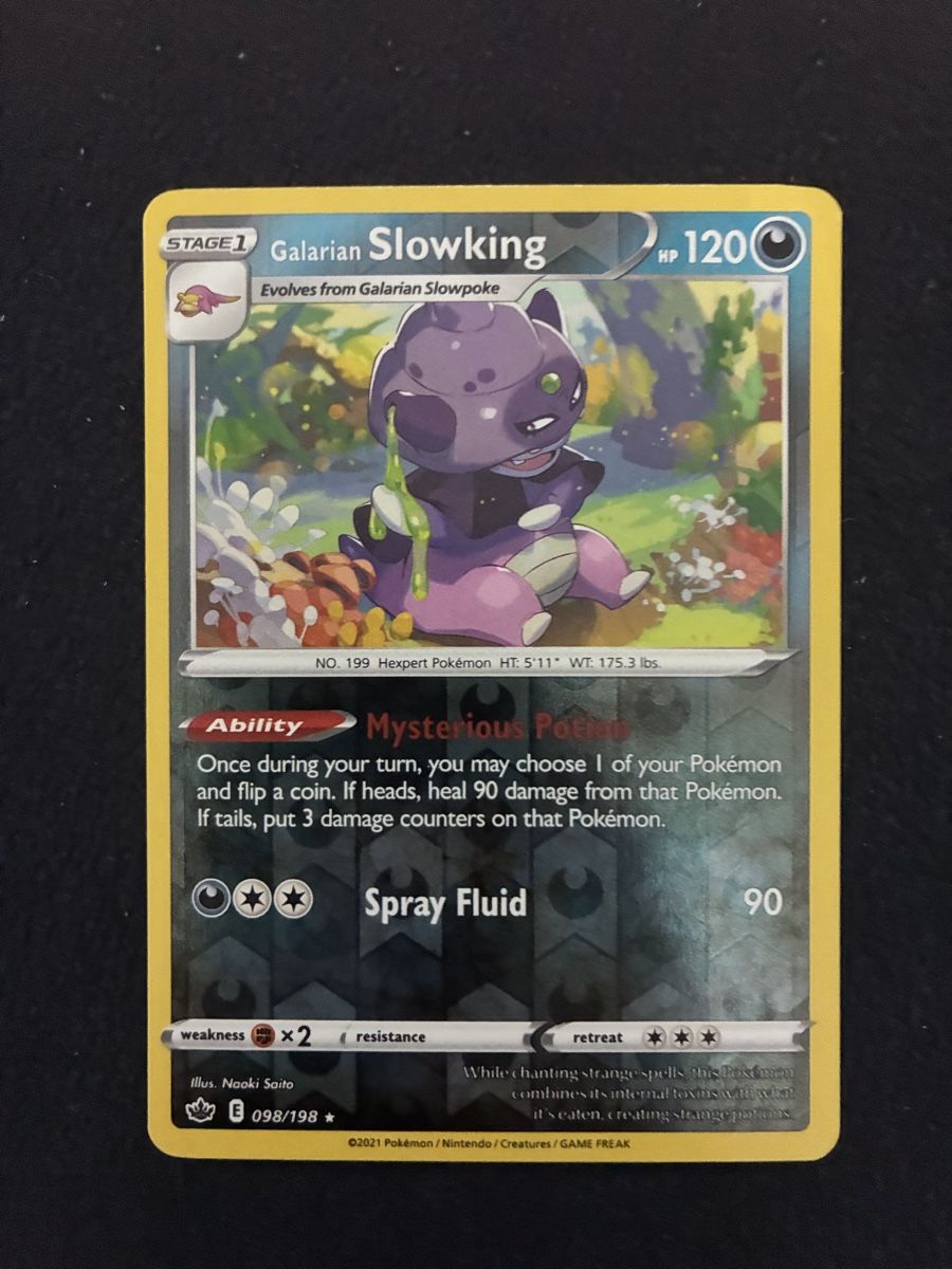 Pokémon Sammelbilder & Trading cards: CHILLING REIGN # 98 SLOWKING – Neu (gemäss Beschreibung) aus Taverne von YOHISTORE